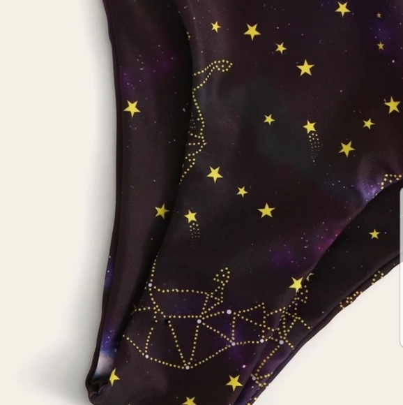 ●SOLD OUT●NEW GALAXY PRINT LACE-UP 2 PC BIKINI - Picture 4 of 4